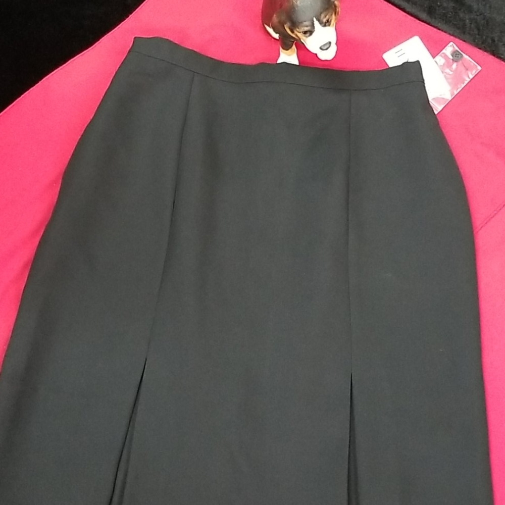 Liz Baker Petite Black Midi Skirt size 14